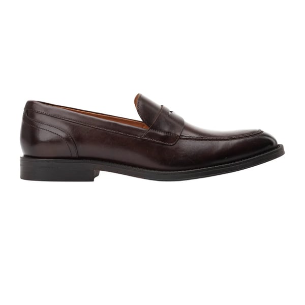 Base London Mens Kennedy Leather Slip-on Loafers