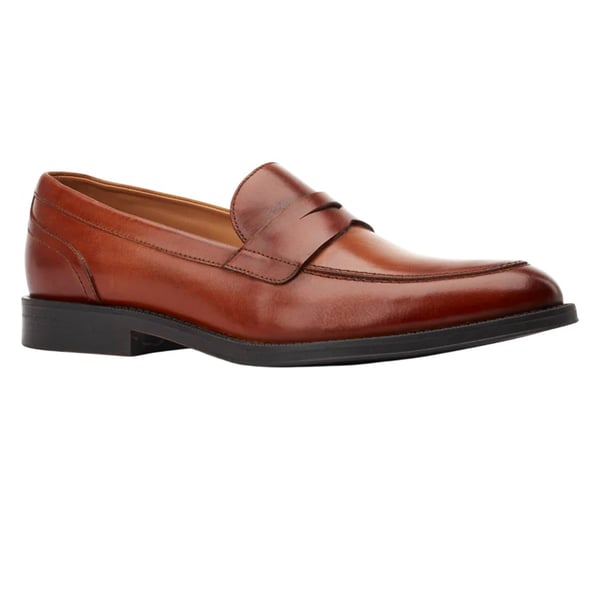 Base London Miesten Kennedy Nahkaiset Slip-on Loaferit