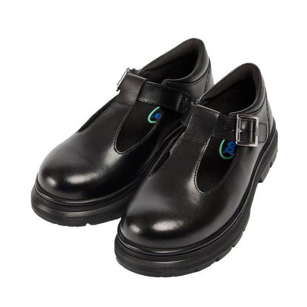 POD Girls Emilie Leather School Shoes