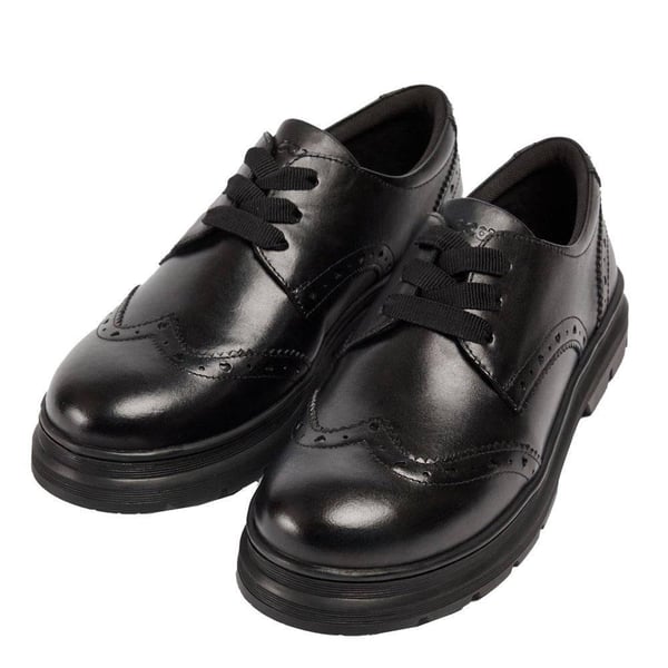 POD Boys Fiona Leather School Shoes