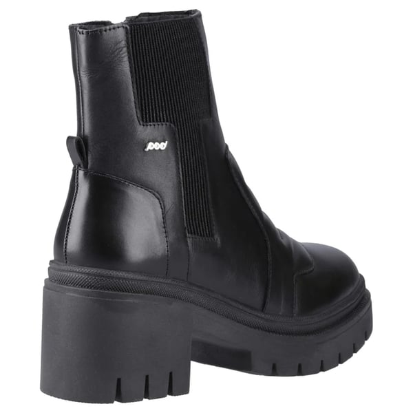 POD Womens/Ladies Lillian Leather Heeled Ankle Boots
