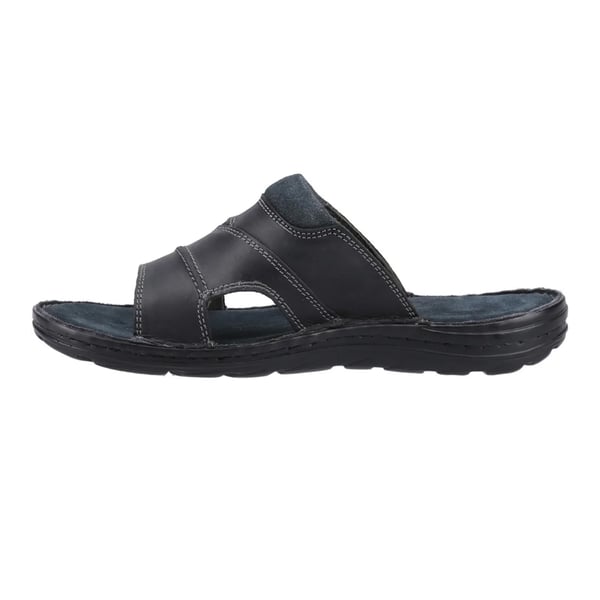 Hush Puppies Mens Archer Leather Mule Sandals