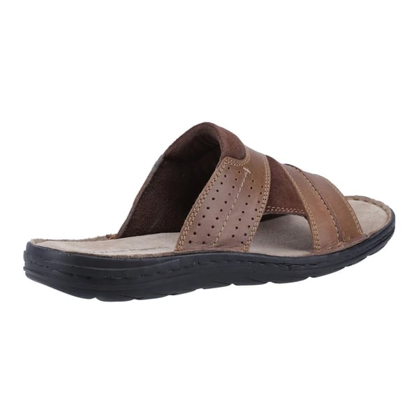 Hush Puppies Mens Archer Leather Mule Sandals