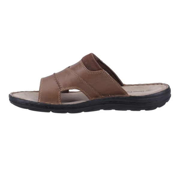 Hush Puppies Mens Archer Leather Mule Sandals