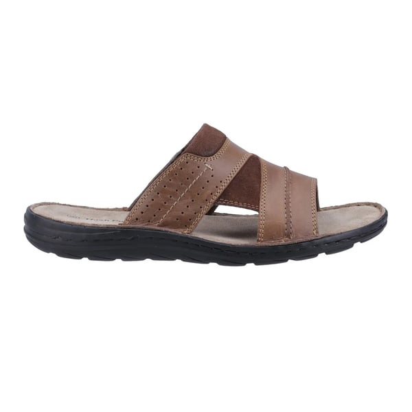 Hush Puppies Mens Archer Leather Mule Sandals