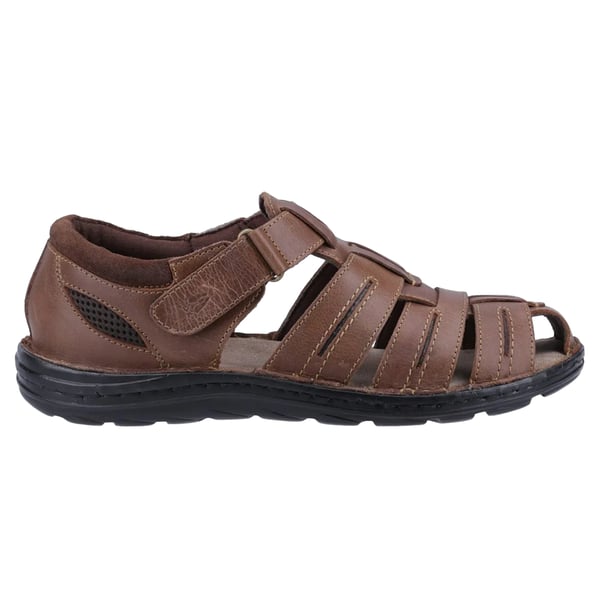 Hush Puppies Mens Albert Fisherman Leather Sandals