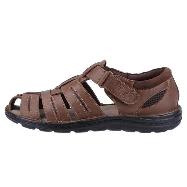 Hush Puppies Mens Albert Fisherman Leather Sandals