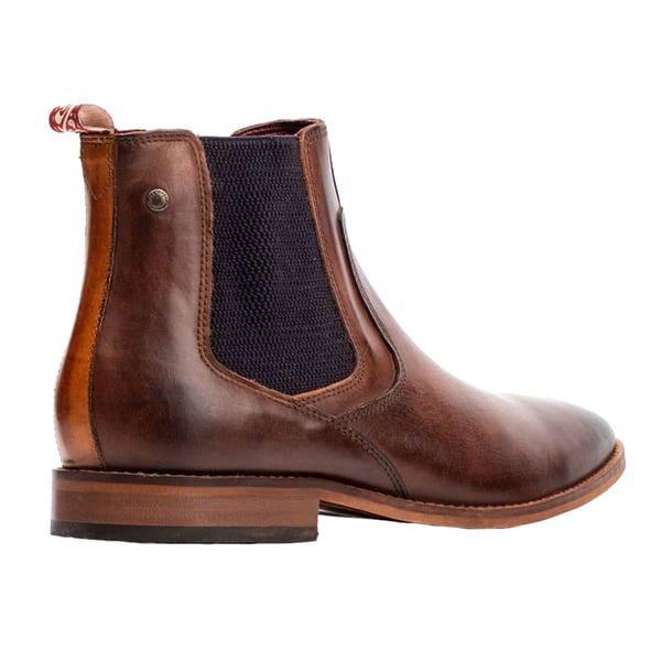 Base London Mens Leather Chelsea Boots