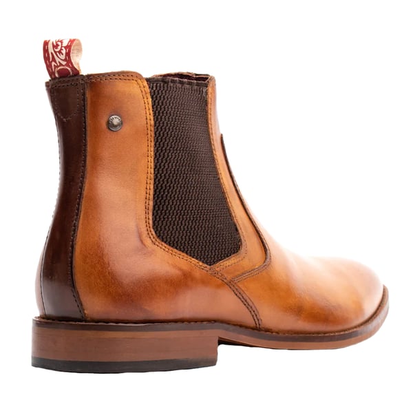 Base London Mens Leather Chelsea Boots