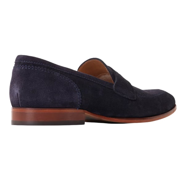 Base London Mens Bruno Leather Penny Loafers