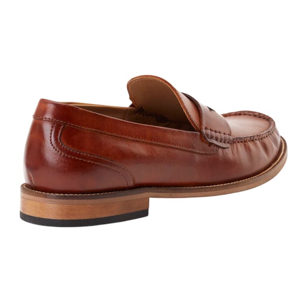 Base London Mens Garfield Leather Penny Loafers