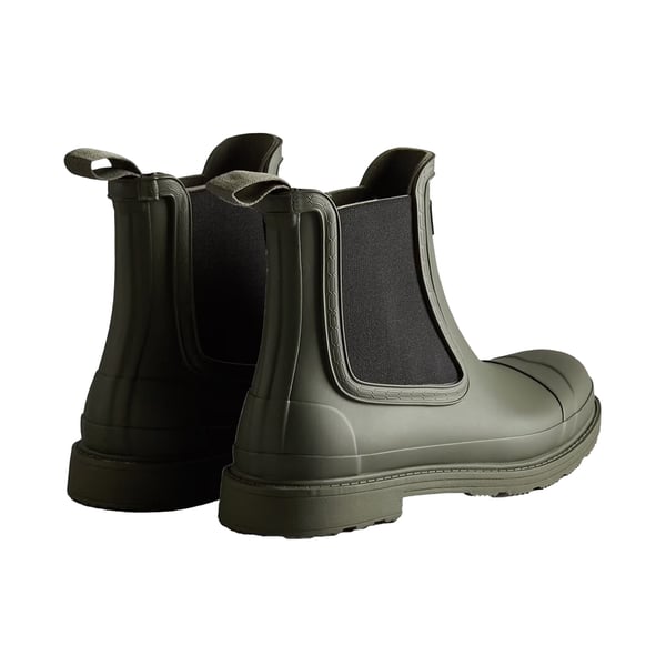 Hunter Mens Commando Chelsea Boots