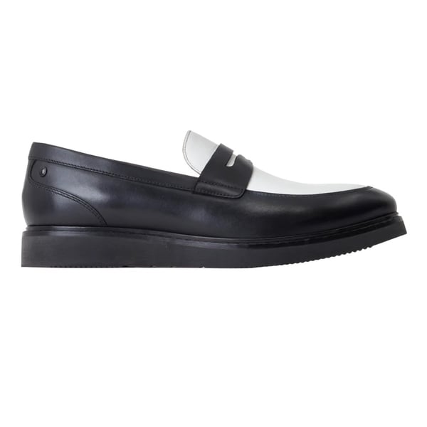 Base London Herr Sid Penny Loafers i Läder