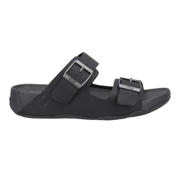 FitFlop Mens Gogh Moc Leather Sliders