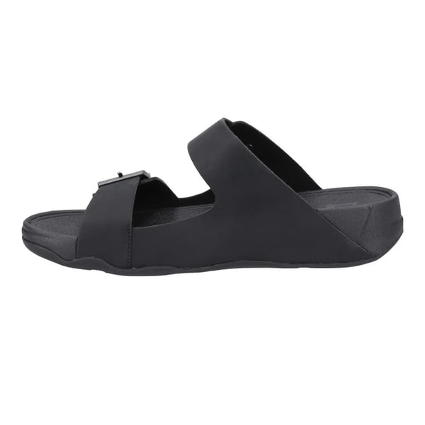 FitFlop Mens Gogh Moc Leather Sliders