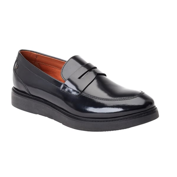 Base London Miesten Sid Nahkaiset Penny Loaferit