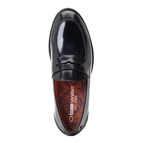 Base London Miesten Sid Nahkaiset Penny Loaferit