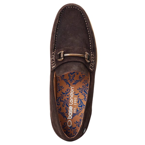 Base London Mens Suede Loafers