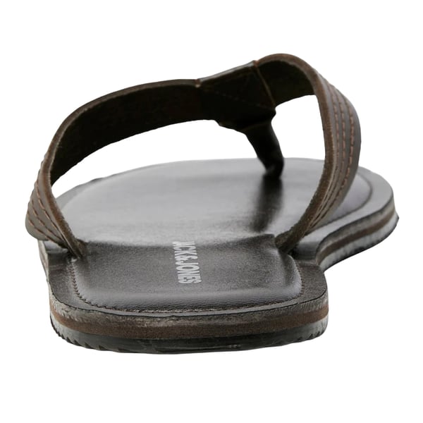 Jack And Jones Mens Washton Leather Flip Flops
