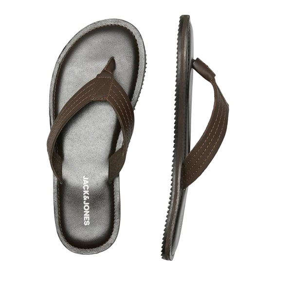 Jack And Jones Mens Washton Leather Flip Flops