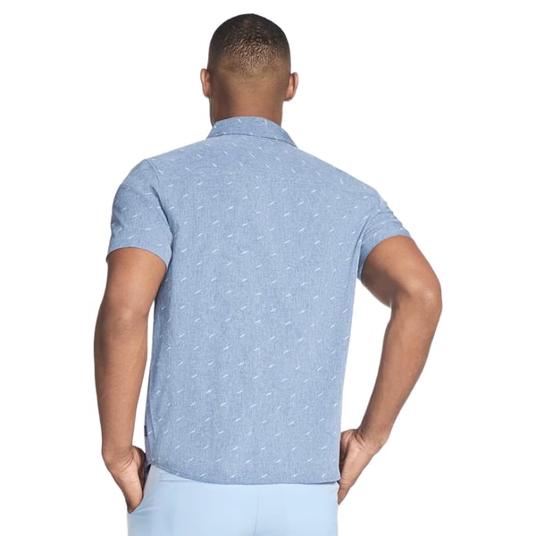 Skechers Mens Go Walk Air Printed Short-Sleeved Shirt