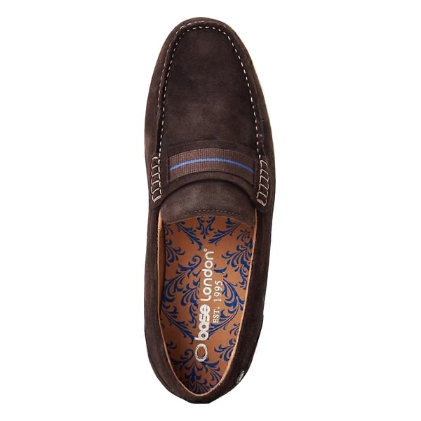 Base London Mens Drum Suede Loafers