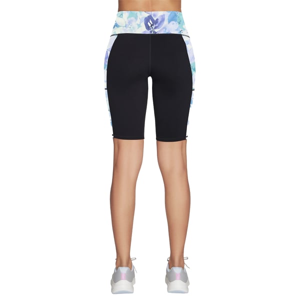 Skechers Womens/Ladies GoWalk Seascape Floral Biker Shorts