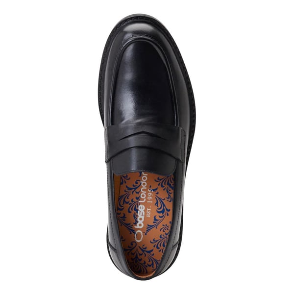 Base London Mens Ivey Leather Loafers