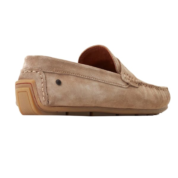 Base London Mens Collins Driver Suede Loafers