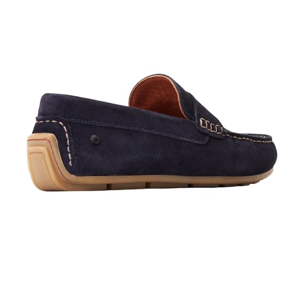 Base London Mens Collins Driver Suede Loafers
