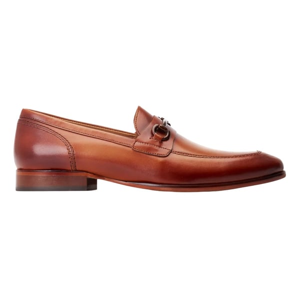 Base London Mens Russo Buckle Leather Loafers