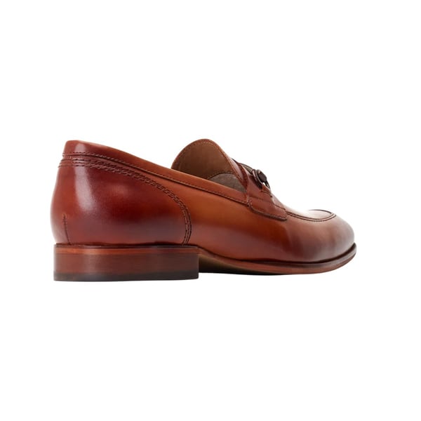 Base London Mens Russo Buckle Leather Loafers