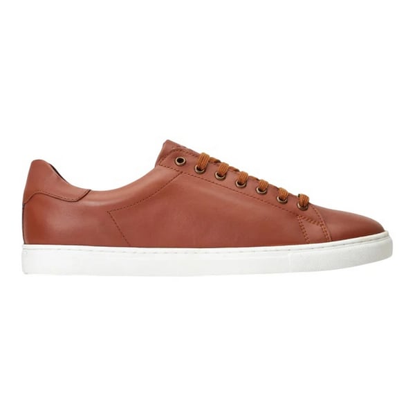 Base London Mens Tucker Leather Soft Trainers