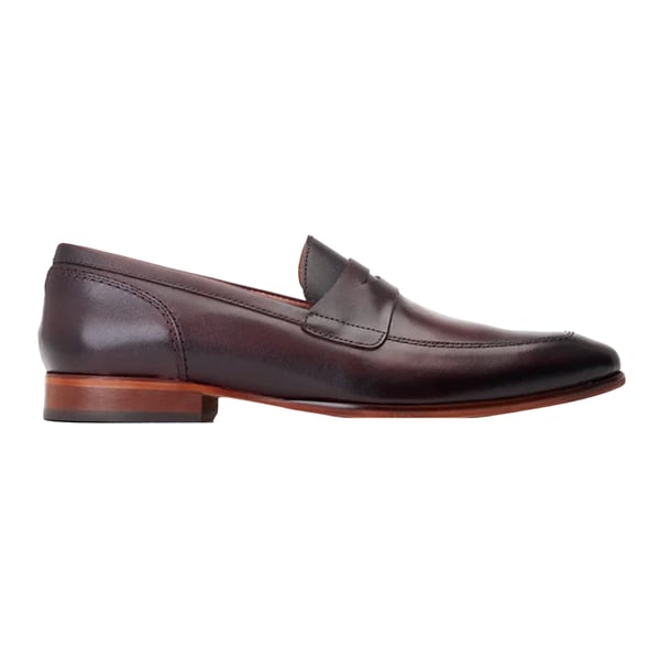 Base London Mens Bruno Leather Penny Loafers