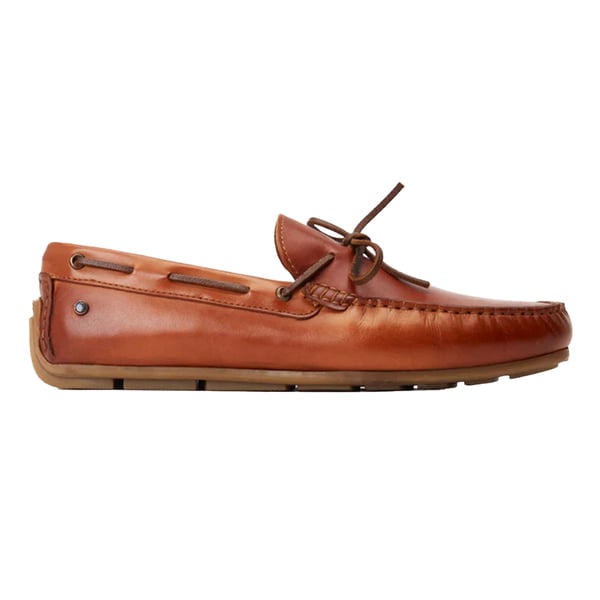 Base London Mens Brooks Driver Leather Loafers
