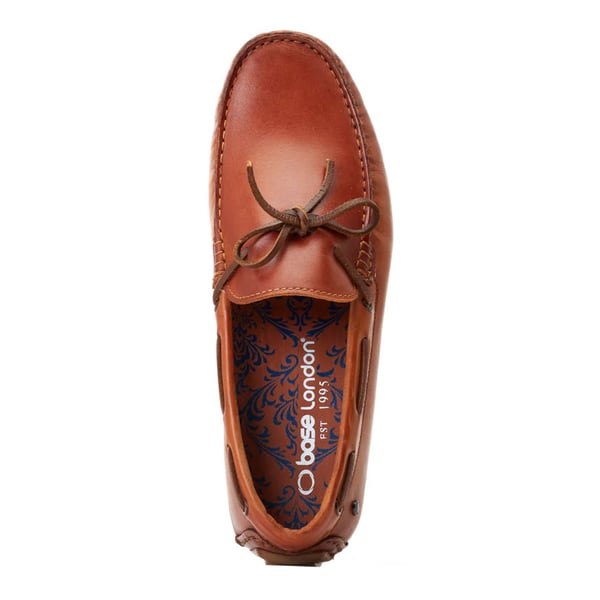 Base London Mens Brooks Driver Leather Loafers