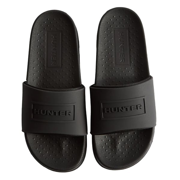 Hunter Womens/Ladies Core Embossed Sliders