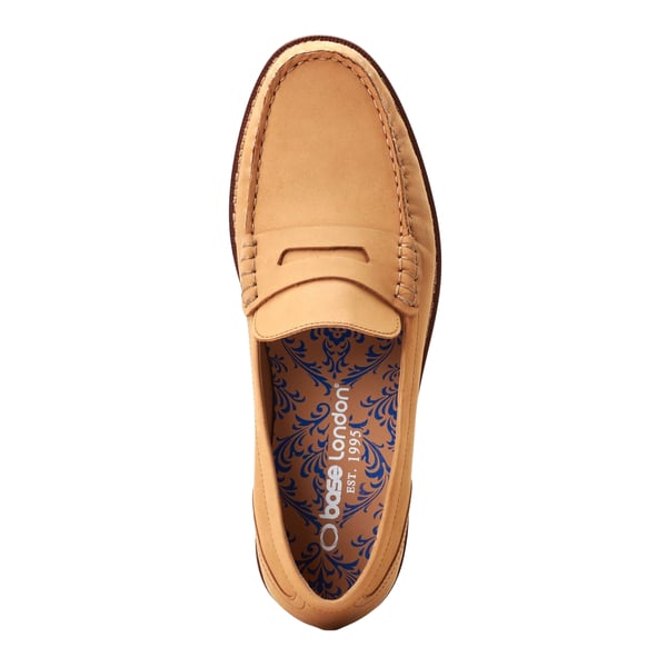 Base London Mens Garfield Leather Penny Loafers
