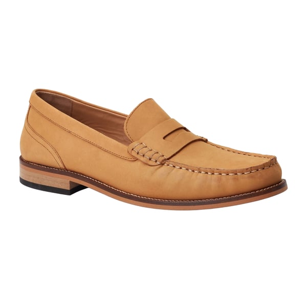 Base London Herr Garfield Penny Loafers i Läder