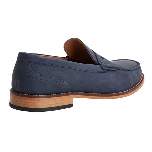 Base London Mens Garfield Leather Penny Loafers