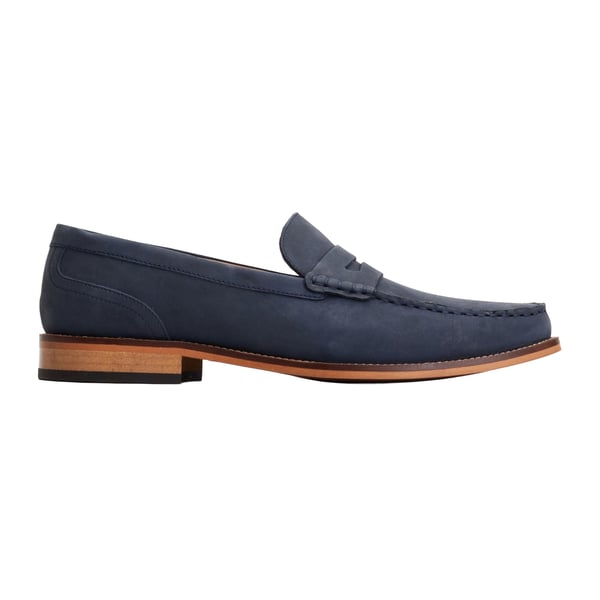 Base London Mens Garfield Leather Penny Loafers