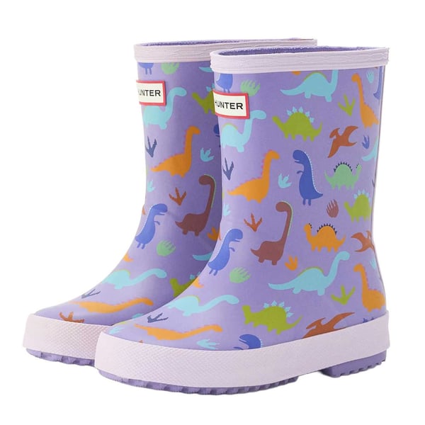 Hunter Childrens/Kids Dinosaur Wellington Boots