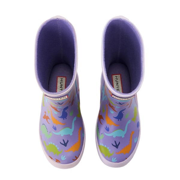 Hunter Childrens/Kids Dinosaur Wellington Boots