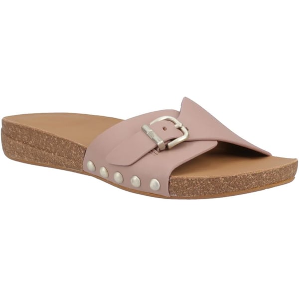 Fit Flop Womens/Ladies Leather Buckle Detail Sliders Fit Flop Womens/Ladies Leather Buckle Detail Sliders