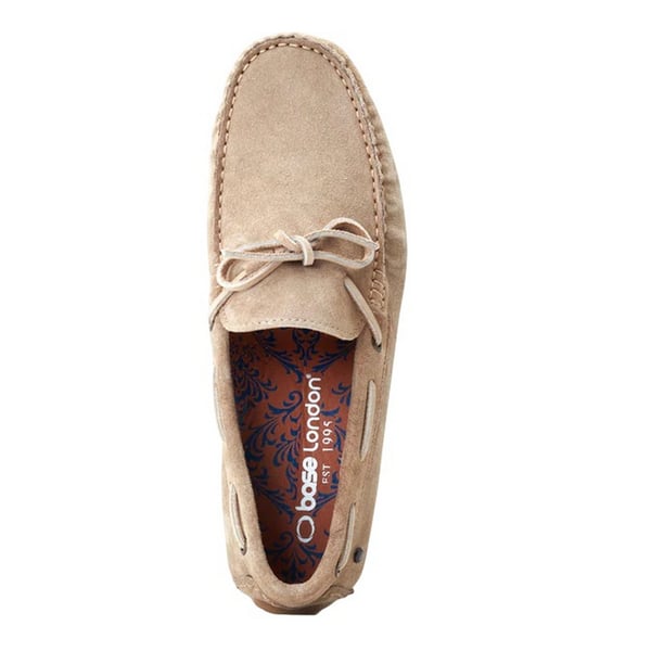 Base London Mens Brooks Driver Suede Boat Shoes
