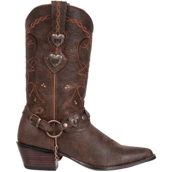 Durango Womens/Ladies Heartbreaker Full Grain Leather Mid Calf Cowboy Boots