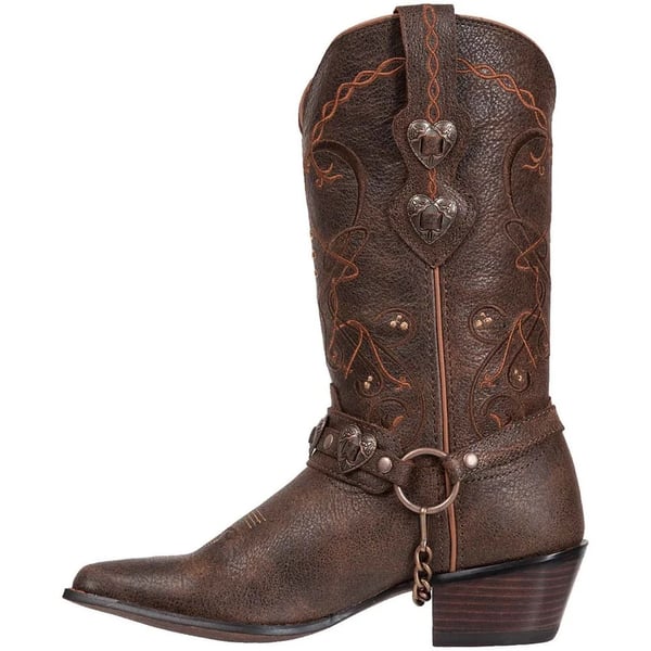 Durango Womens/Ladies Heartbreaker Full Grain Leather Mid Calf Cowboy Boots