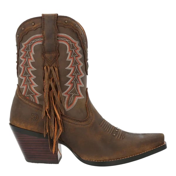 Durango Womens/Ladies Crush Full Grain Leather Ankle Western Boots