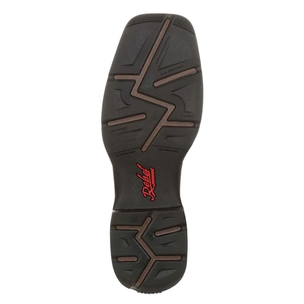 Durango Mens Rebel Full Grain Leather Cowboy Boots