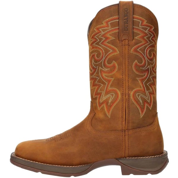 Durango Mens Rebel Full Grain Leather Waterproof Cowboy Boots